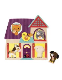Puzzle encajable musical amigos Janod 2