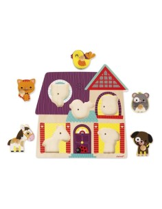 Puzzle encajable musical amigos Janod