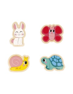 Puzles Evolutivos - Animales De Jardin Janod 2