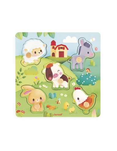 Puzzle con Pinza La Granja Janod