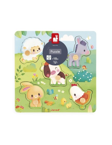 Puzzle con Pinza La Granja Janod