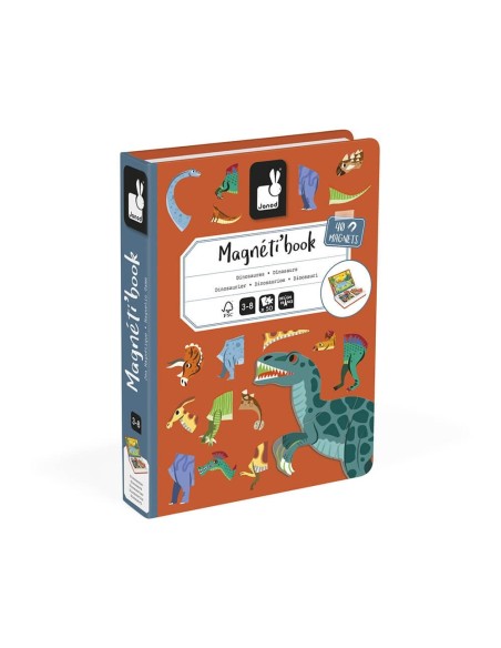 Magneti Book Dinosaurios Janod
