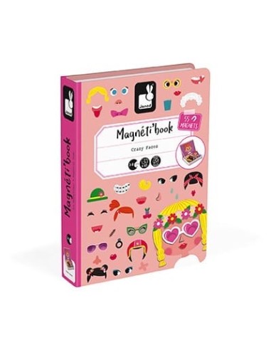 Magneti Book Crazy Faces Janod
