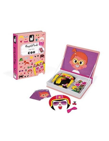 Magneti Book Crazy Faces Janod