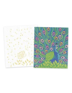 Pinta por números Acuarela Pajaros Fabulosos 2