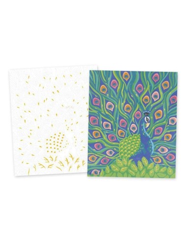 Pinta por números Acuarela Pajaros Fabulosos