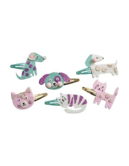 Crea 6 Trabas con Purpurina Animales Pets