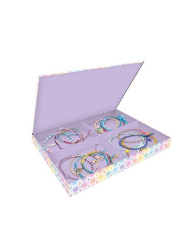 30 pulseras envolventes de arcoíris Janod