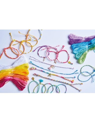 30 pulseras envolventes de arcoíris Janod