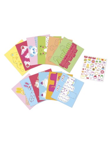 12 cajas de papel kawaii para crear Janod