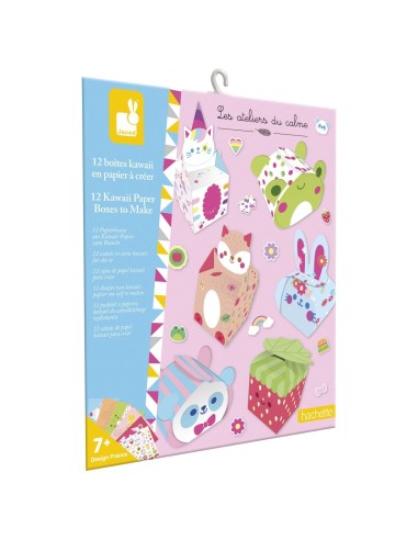 12 cajas de papel kawaii para crear Janod