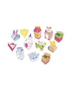 12 cajas de papel kawaii para crear Janod
