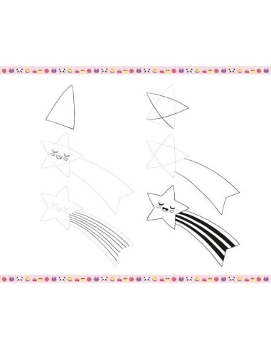 Step by step drawing - 20 modelos kawaii