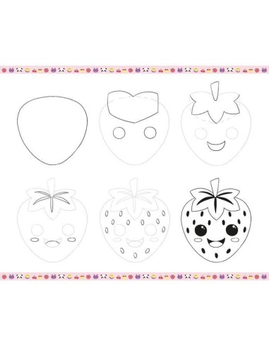 Step by step drawing - 20 modelos kawaii