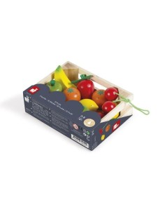 Caja de 12 frutas Janod