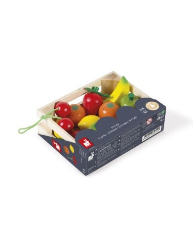 Caja de 12 frutas Janod