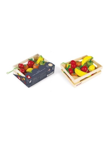 Caja de 12 frutas Janod