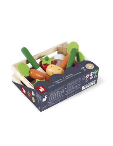 Caja de 12 Verduras Janod