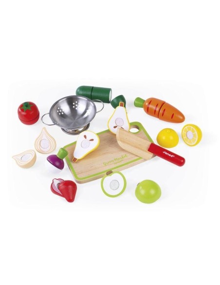 Maxi set de frutas y verduras velcro
