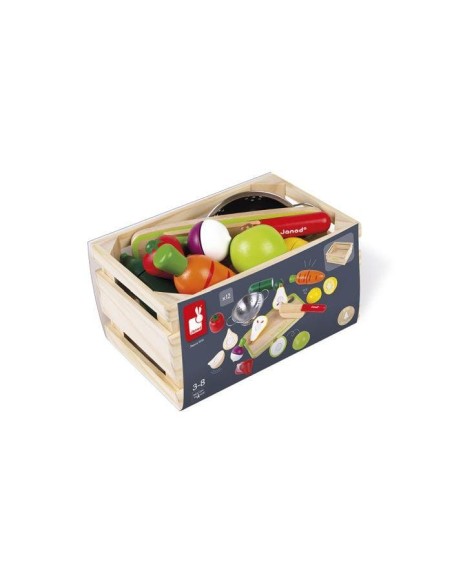 Maxi set de frutas y verduras velcro