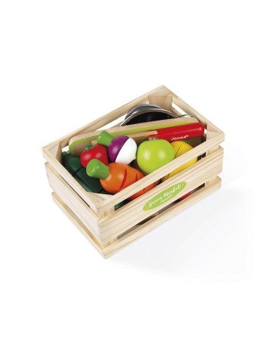 Maxi set de frutas y verduras velcro