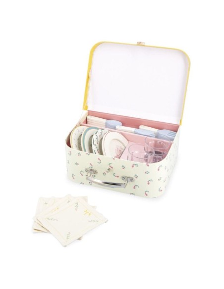 Abuelita alegre - vajilla de juguete en maletín