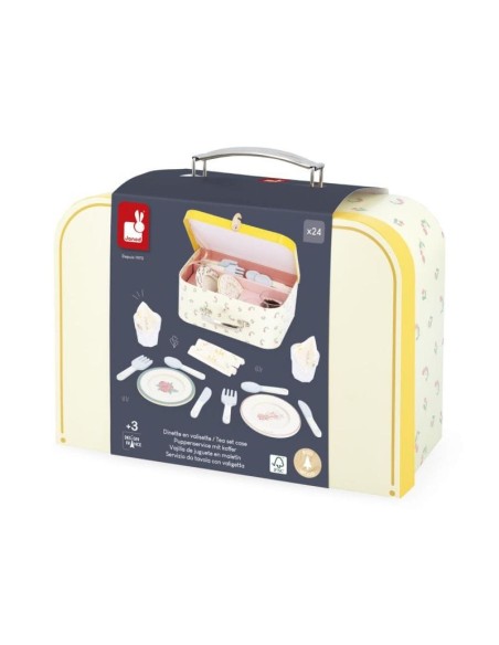 Abuelita alegre - vajilla de juguete en maletín