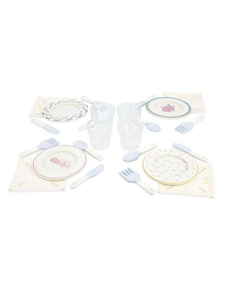 Abuelita alegre - vajilla de juguete en maletín