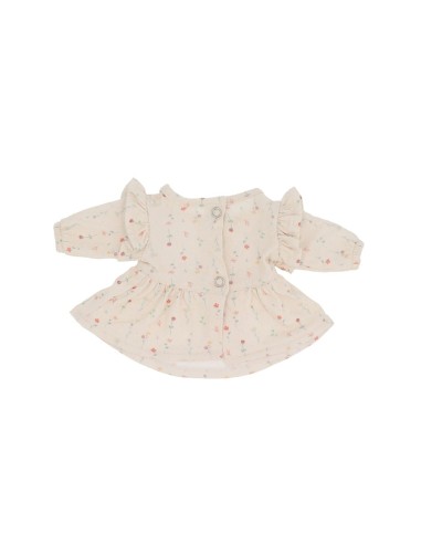 Muñeco Helena con Vestido y Gorrito White Flowers