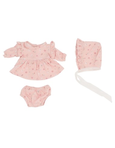 Muñeco Helena con Vestido y Gorrito Pink Flowers