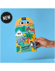 Animals con pegatinas reutilizables - Omy