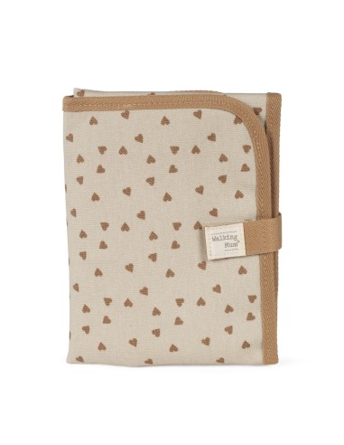 Cambiador Corazones Musgo Canela