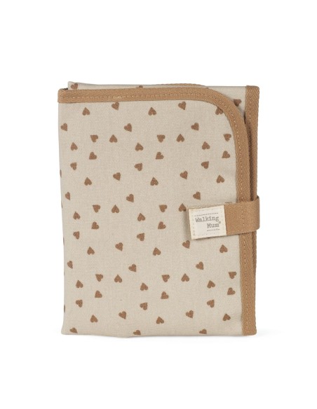 Cambiador Corazones Musgo Canela