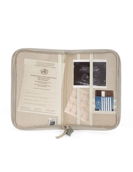 Portadocumento Topito Poppy Canela