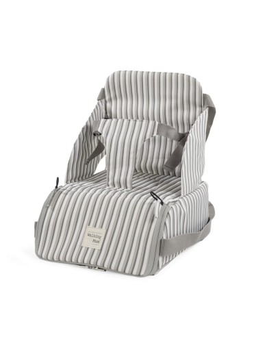 Trona portátil para bebés Botton Rayas