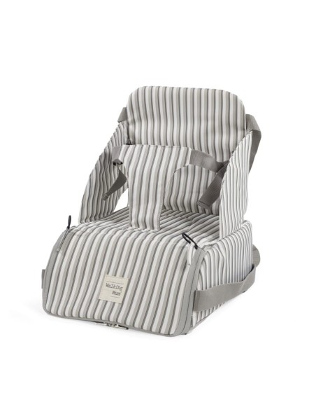 Trona portátil para bebés Botton Rayas