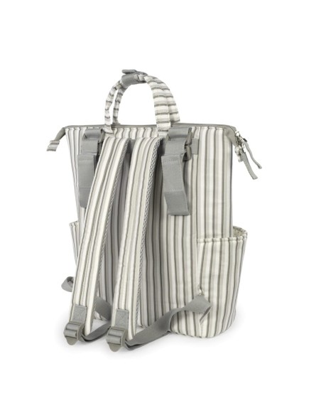 Mochila maternal Botton Rayas