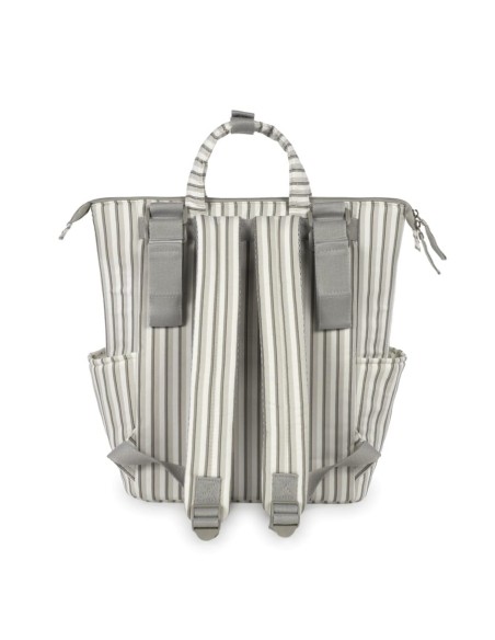 Mochila maternal Botton Rayas