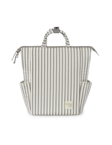 Mochila maternal Botton Rayas