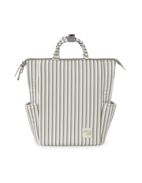 Mochila maternal Botton Rayas