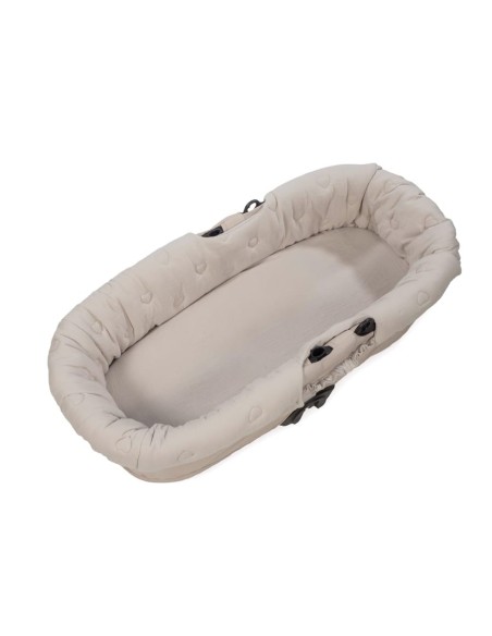 Cubre cuco gomas + sábana ajustable cuco sintra beige