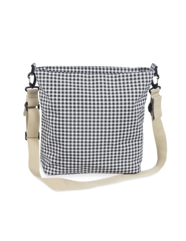 Bolso Canastilla I Love Vichy Negro