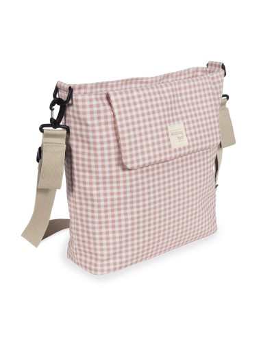 Bolso Canastilla I Love Vichy Rosa