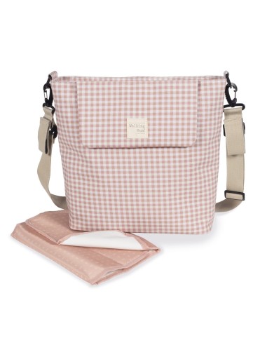 Bolso Canastilla I Love Vichy Rosa