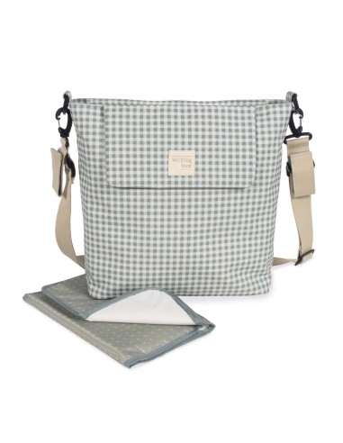 Bolso Canastilla I Love Vichy Verde