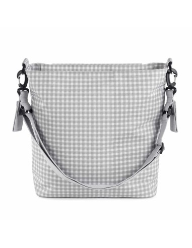 Bolso Canastilla I Love Vichy Gris