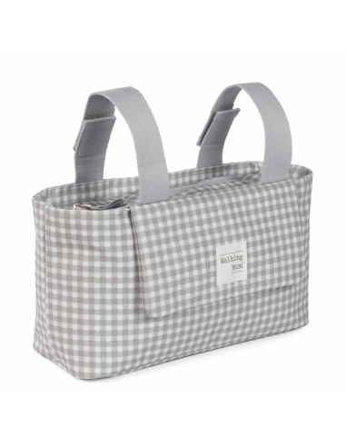 Bolso organizador I love Vichy Gris