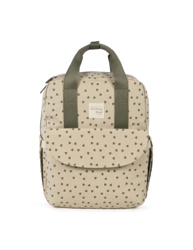 Mochila corazones Poppy Verde