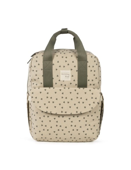 Mochila corazones Poppy Verde