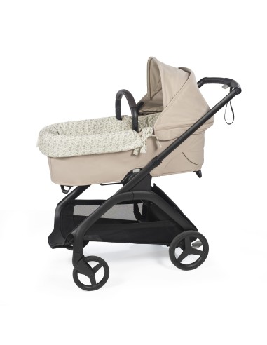 Cubre cuco dual + funda colchón cerise cuadros